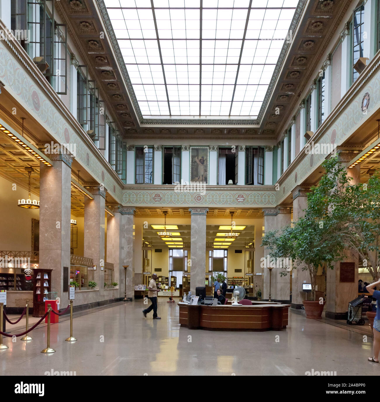 The Enoch Pratt Free Library, located in Baltimore, Maryland, is one of