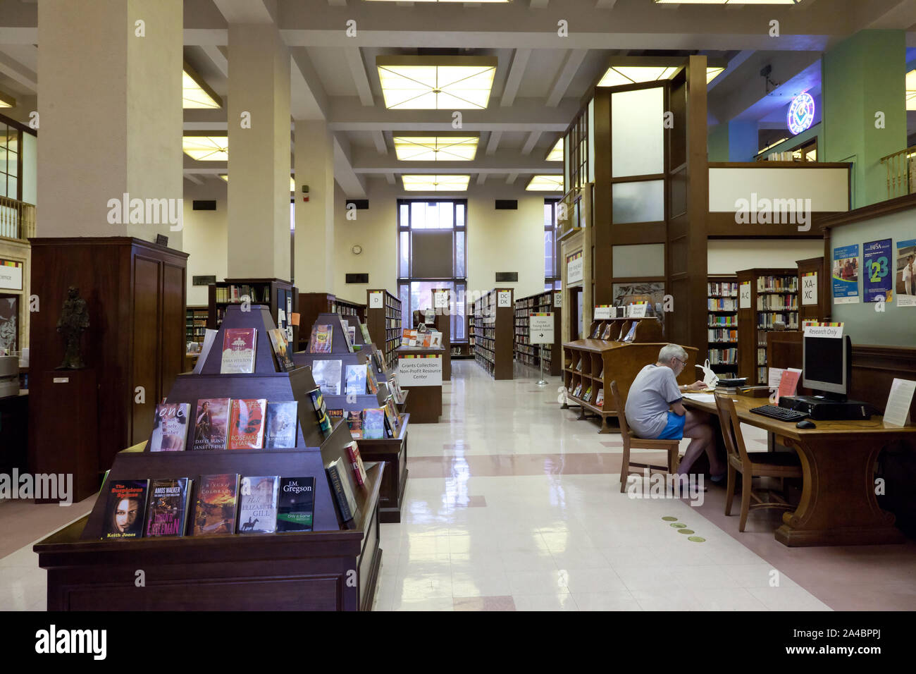 The Enoch Pratt Free Library, located in Baltimore, Maryland, is one of
