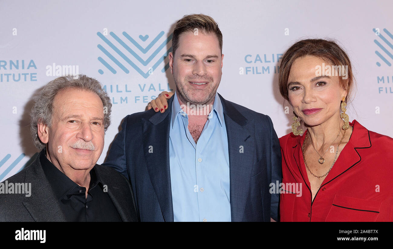 SAN RAFAEL, CA - OCTOBER 12: Mark Fishkin, Lena Olin, and Tom Dolby attend the 42nd Mill Valley Film Festival - 'The Unbearable Lightness of Being' Premiere Screening at the Christopher B. Smith Rafael Film Center on October 12, 2019 in San Rafael, California. Photo: Michael Pegram/imageSPACE for the Mill Valley Film Festival/MediaPunch Stock Photo
