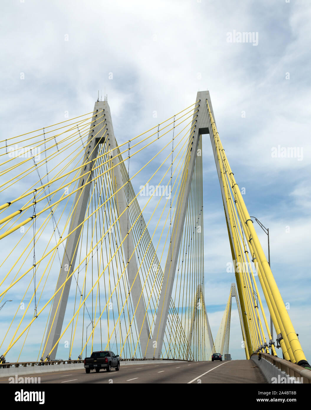 The Fred Hartman Bridge in Baytown, Texas Stock Photo Alamy