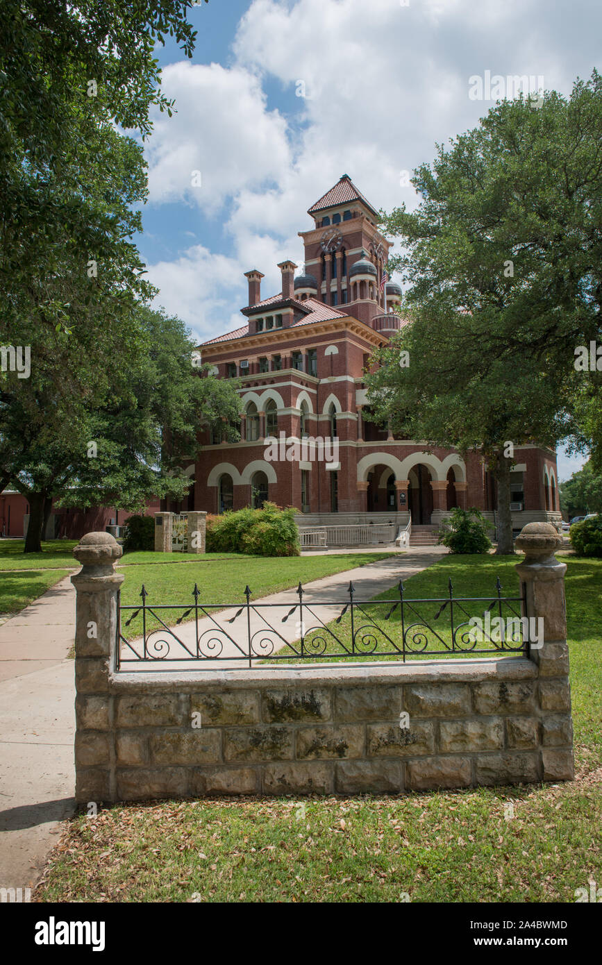 The Gonzales County, Texas, courthouse Stock Photo