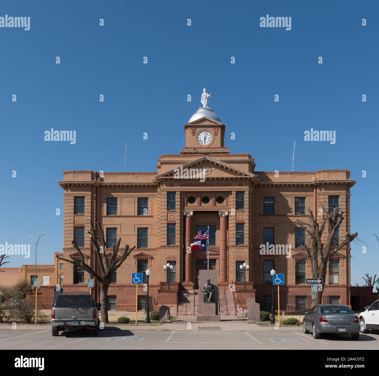 The Jones County Courthouse in Anson, Texas Stock Photo Alamy
