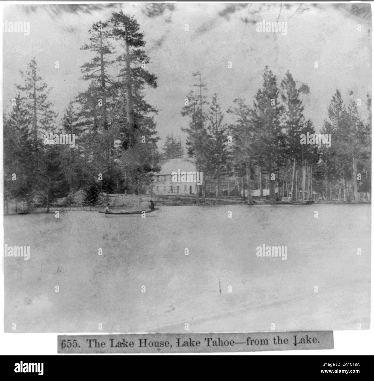 Picturesque view residential house Black and White Stock Photos ...