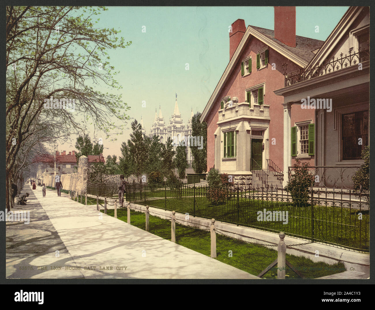 The Lion House, Salt Lake City Stock Photo Alamy