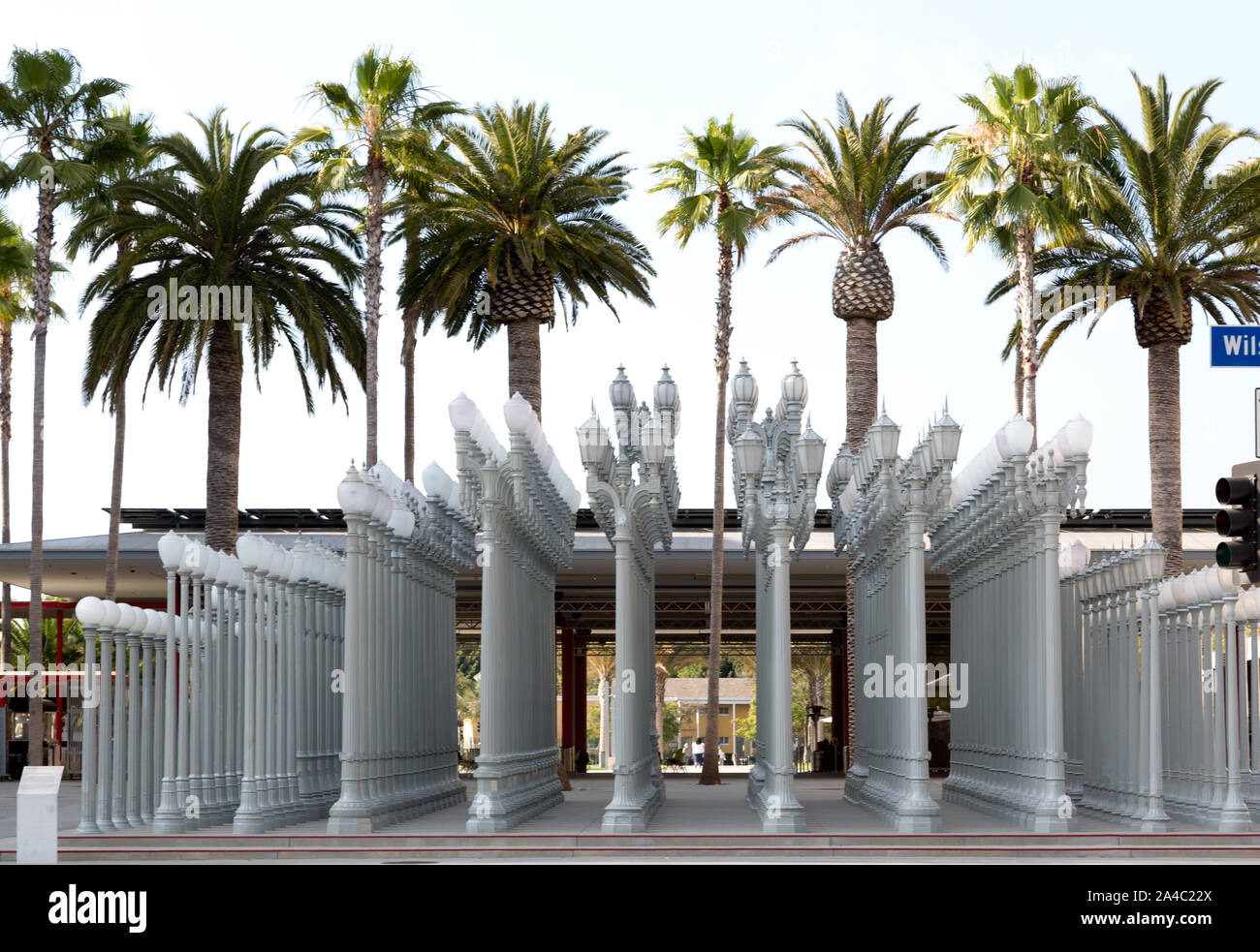 The Los Angeles County Museum of Art (LACMA) is an art museum in Los Angeles, California Stock Photo