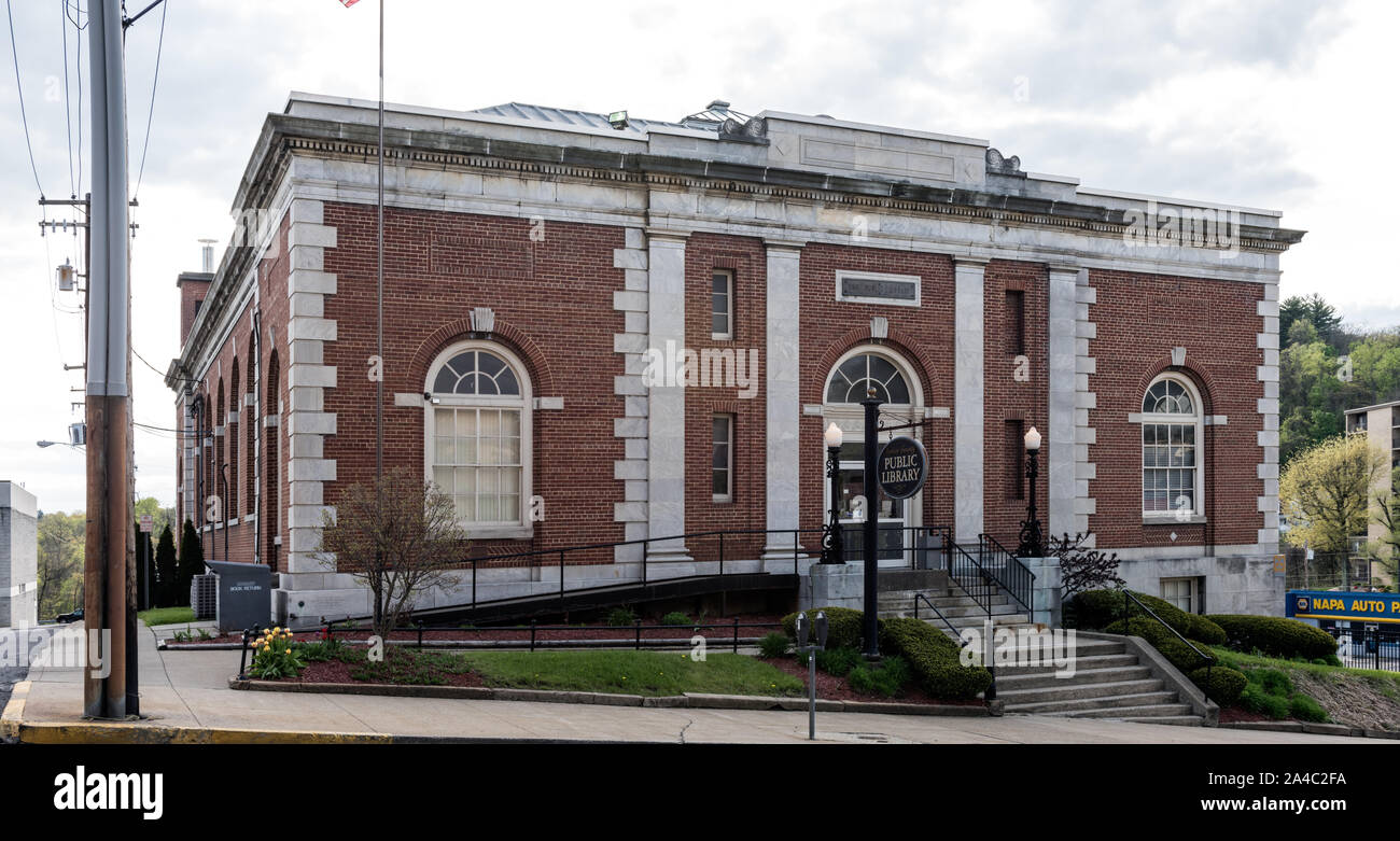 The Marion County, West Virginia, Public Library in Fairmont Stock Photo Alamy