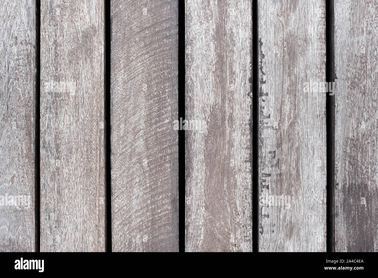 Old peel off wood plank brown paint surface texture background,natural