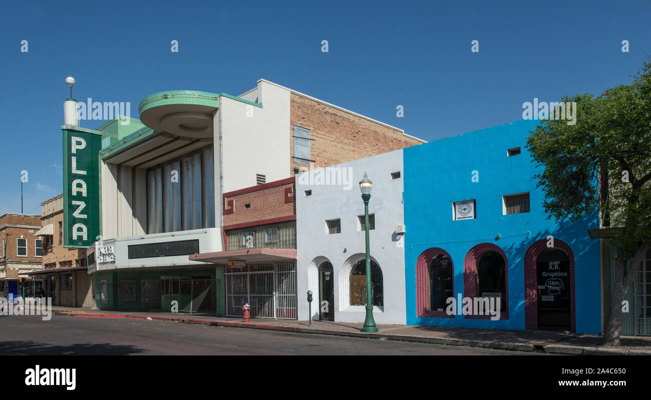 The Plaza Theatre in Laredo, Texas Stock Photo Alamy