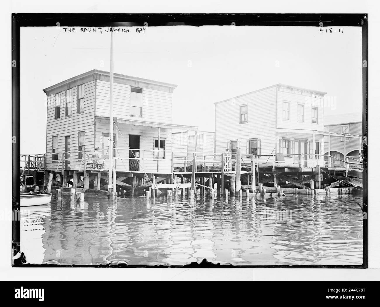 The Raunt, on the water, Jamaica Bay Stock Photo Alamy