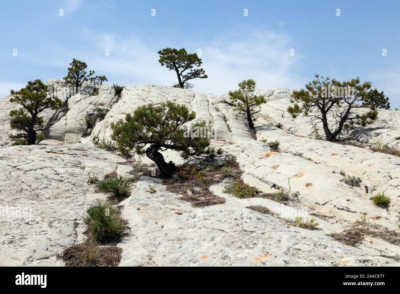 The Rock in the Glen, the natural feature that gave the town of Glenrock, Wyoming, its name