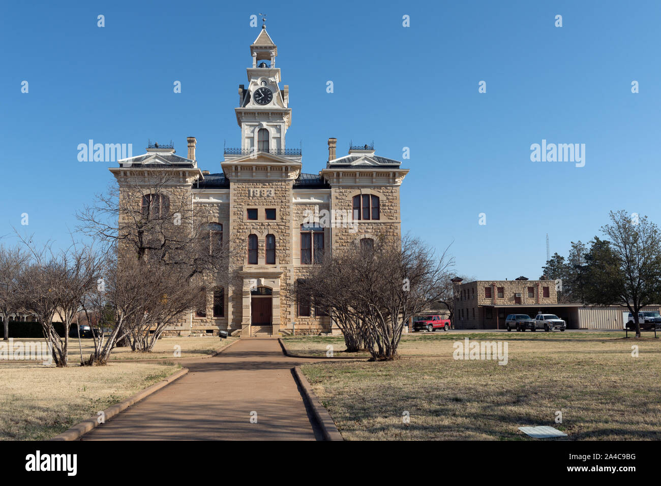 The Shackelford County Courthouse in Albany, Texas Stock Photo Alamy