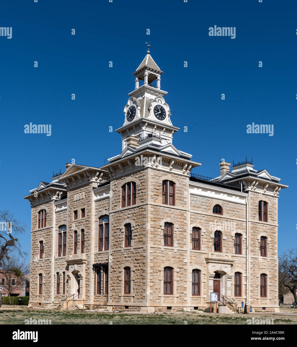 The Shackelford County Courthouse in Albany, Texas Stock Photo Alamy