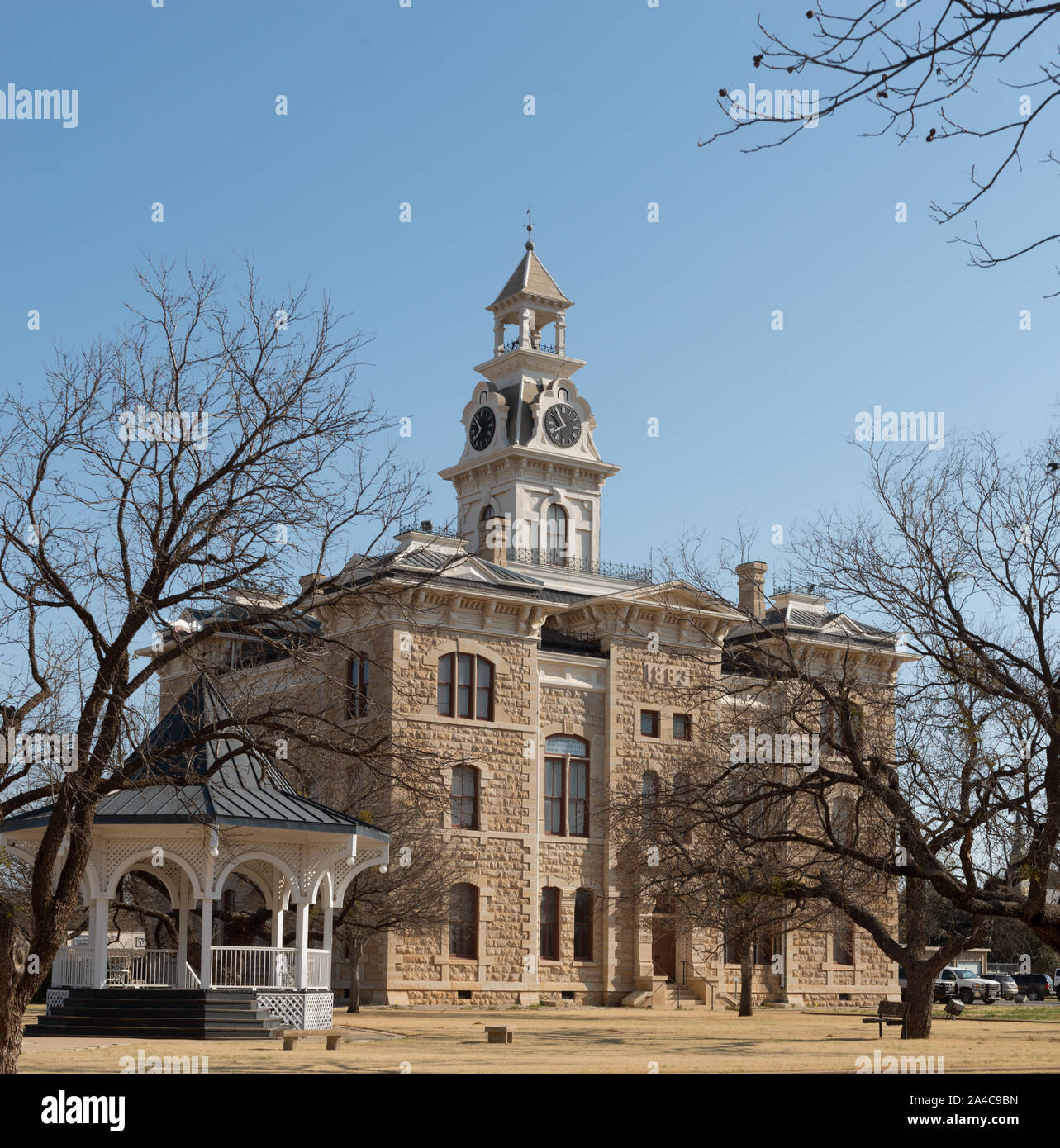 The Shackelford County Courthouse in Albany, Texas Stock Photo Alamy