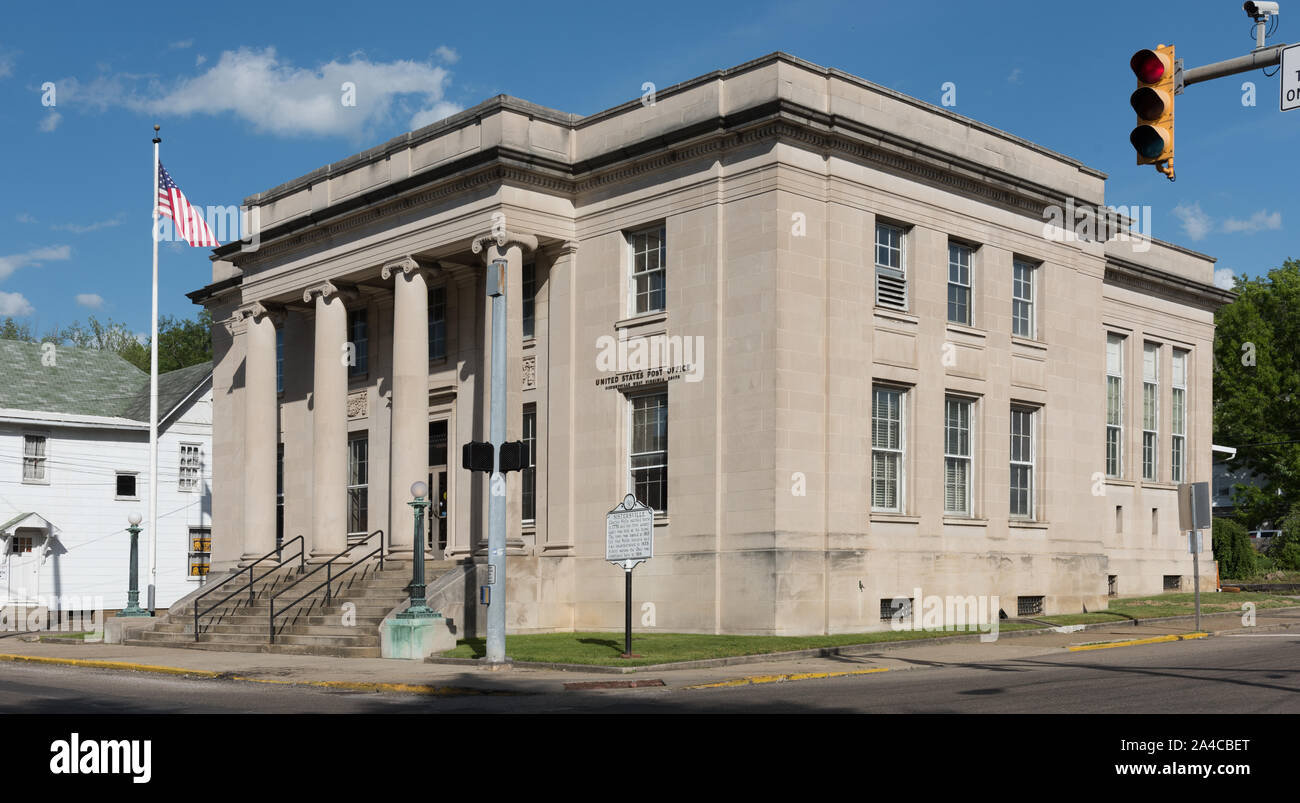 The U.S. Post Office building in Sistersville, West Virginia Stock Photo Alamy