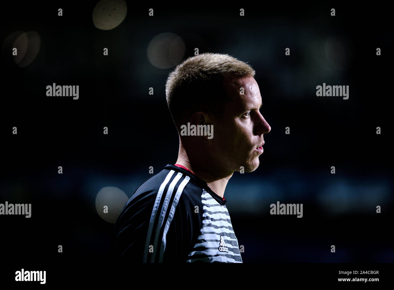 Tallinn, Estonia. 13th Oct, 2019. Mark- Andre Ter Stegen (22) of Germany on warm-up during the Euro 2020 qualifiers game between Estonia and Germany at A. le Coq Arena.(Final score: Estonia 0-3 Germany) Credit: SOPA Images Limited/Alamy Live News Stock Photo