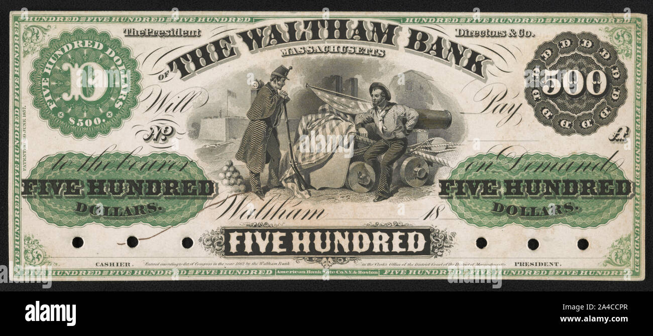 Private Bank Note High Resolution Stock Photography And Images Alamy