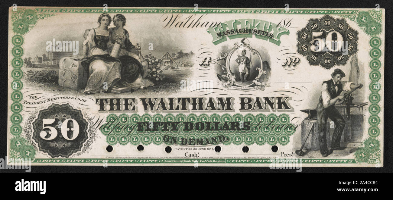 Private Bank Note High Resolution Stock Photography And Images Alamy