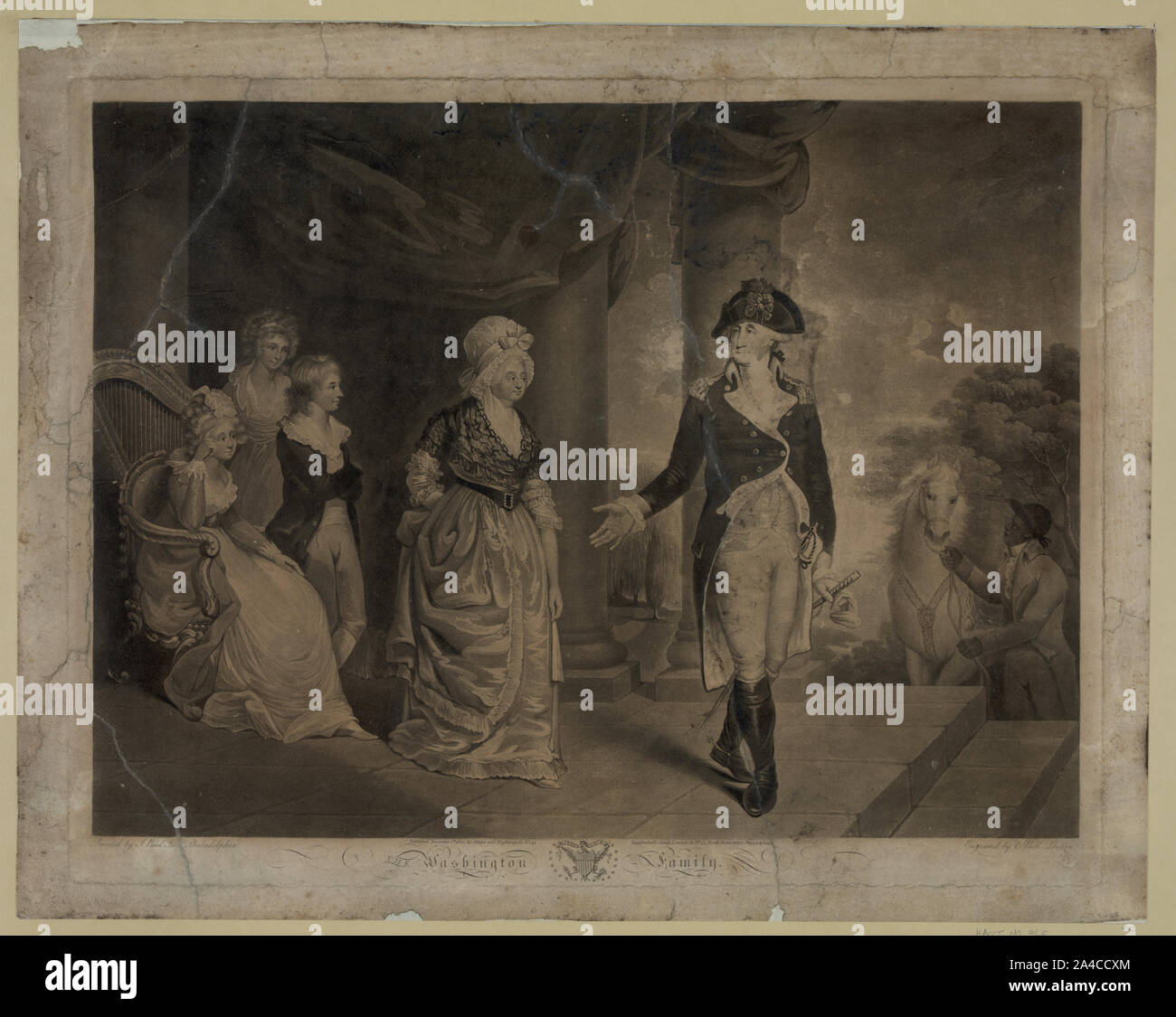 The Washington family Stock Photo Alamy