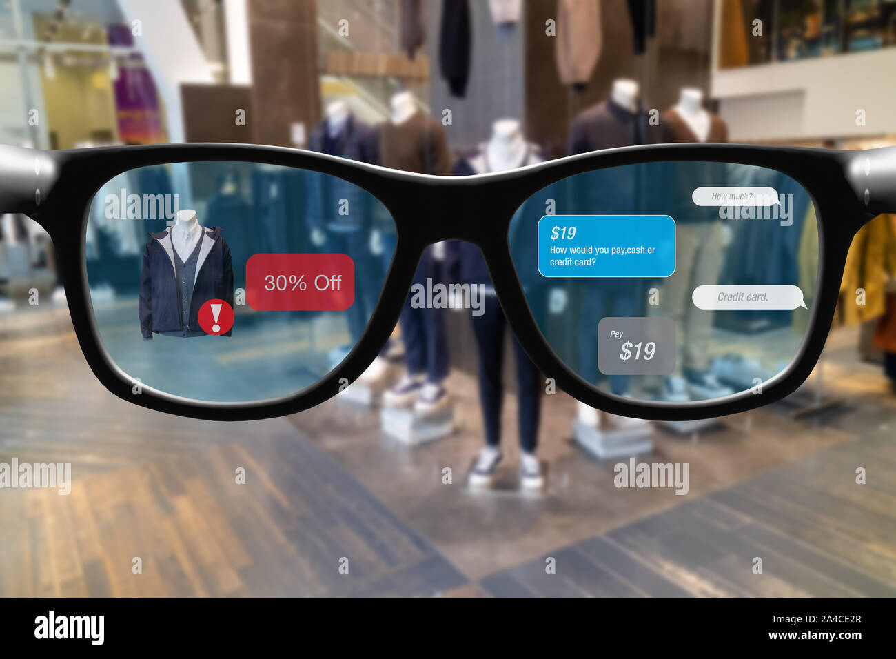Smart best sale glass advertising