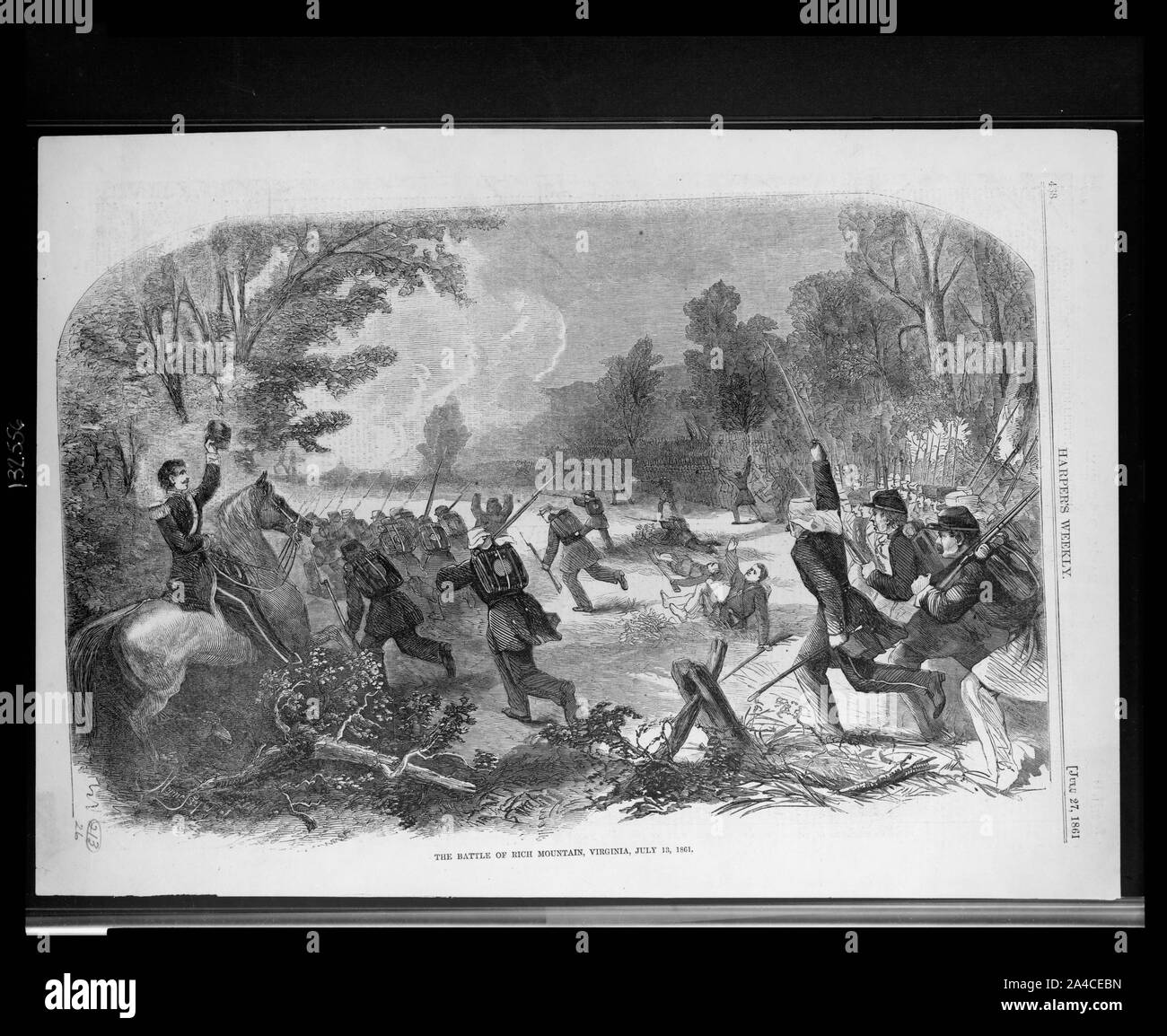 The battle of Rich mountain, Virginia, July 13, 1861 / Hennessy del