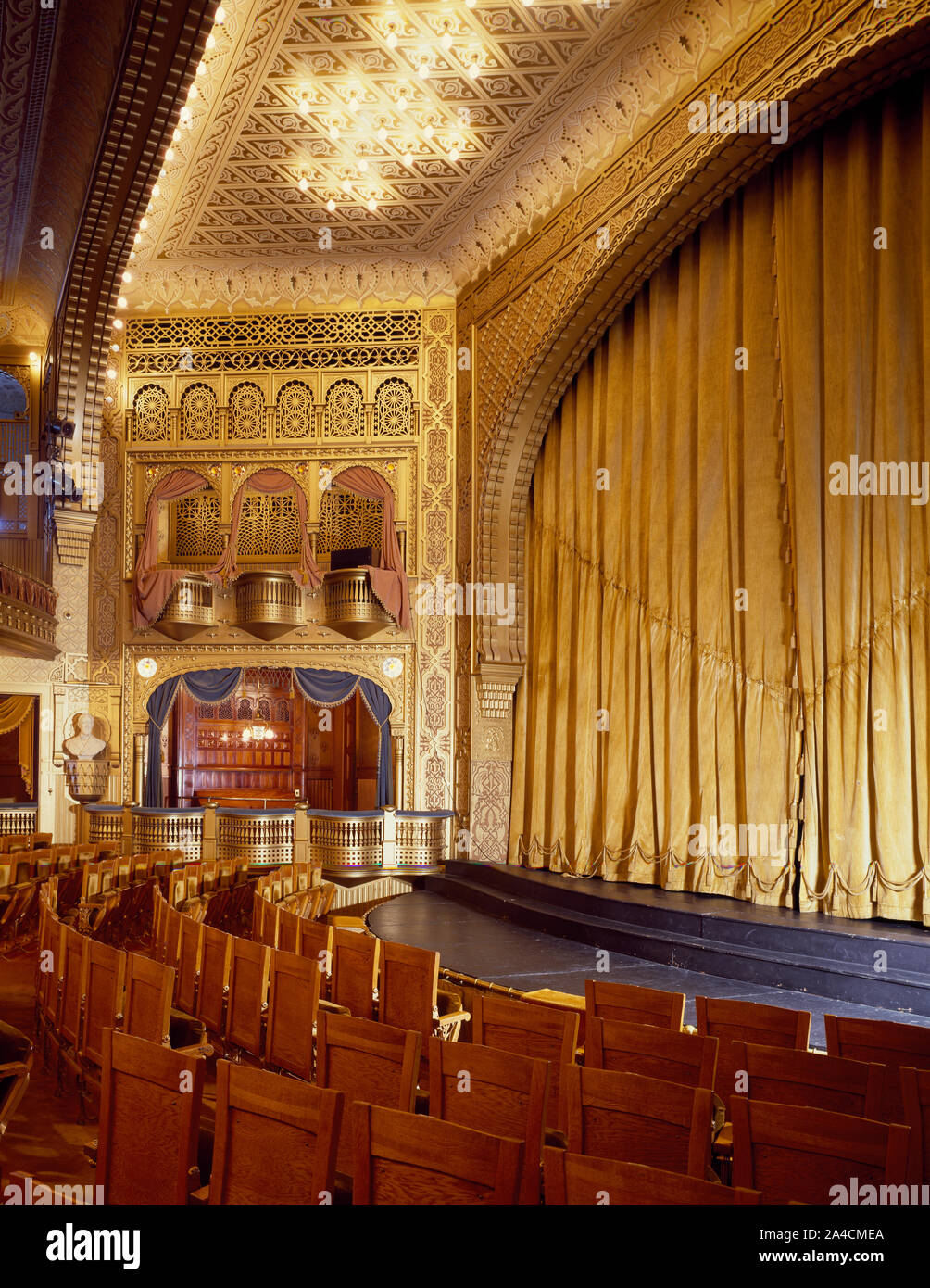 The extensively restored Mabel Tainter Theater, Menomonie, Wisconsin