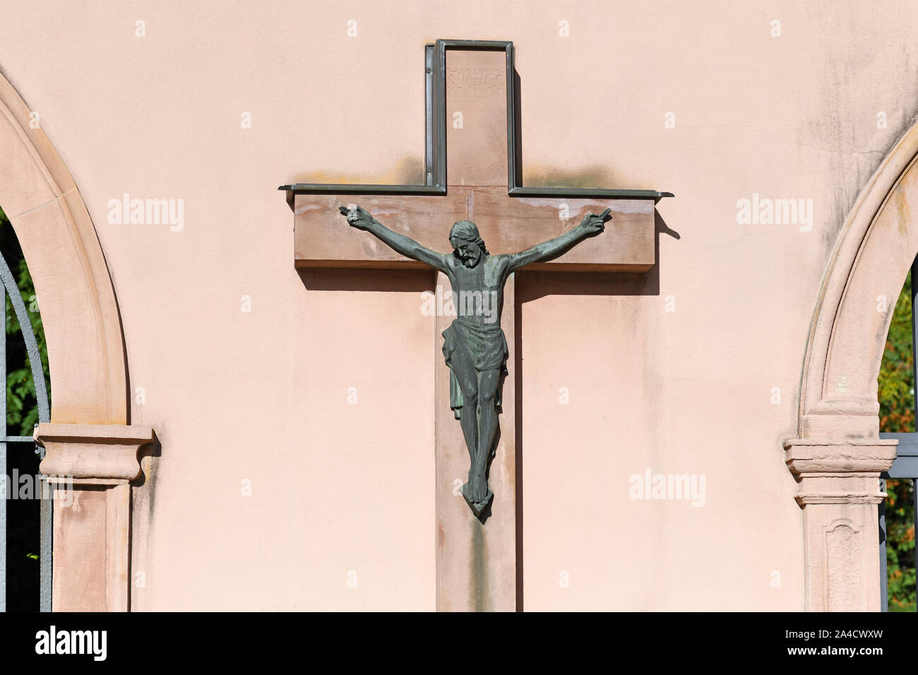 Jesus christ hanging on cross hi-res stock photography and images - Alamy