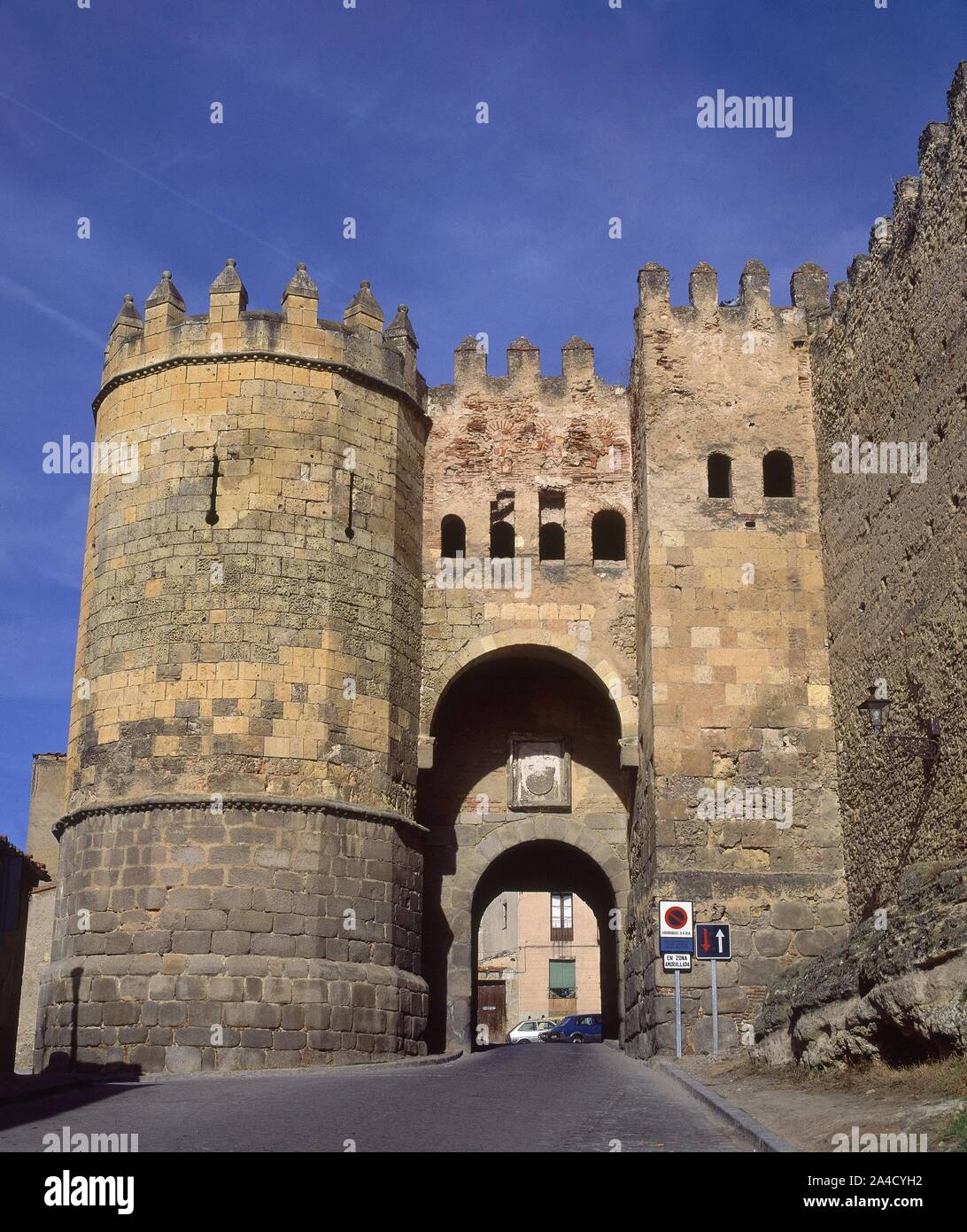 PUERTA DE SAN ANDRES EN LA MURALLA. Location EXTERIOR. SPAIN Stock