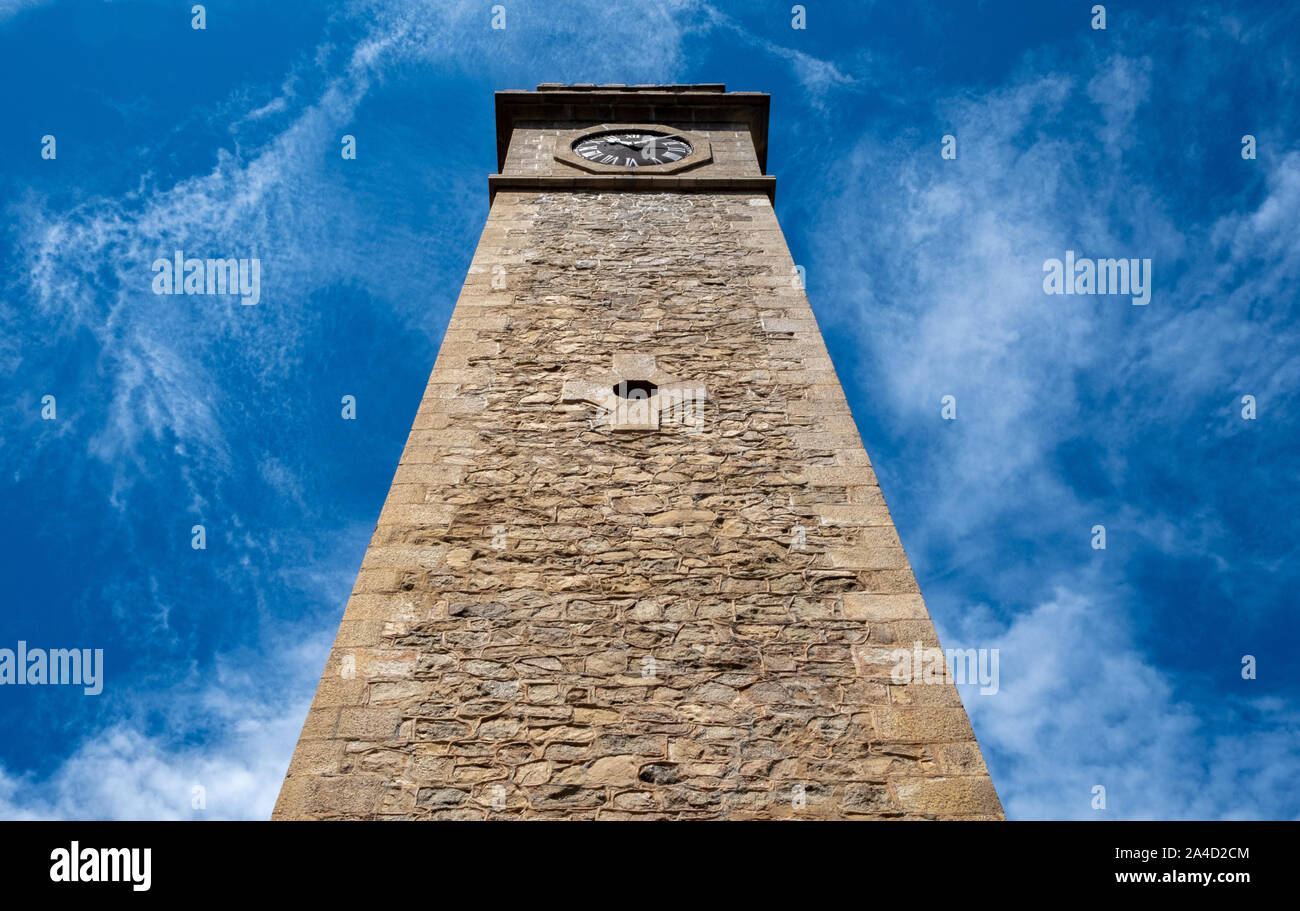 Clock tower in the old fort at Galle, Sri Lanka Stock Photo Alamy