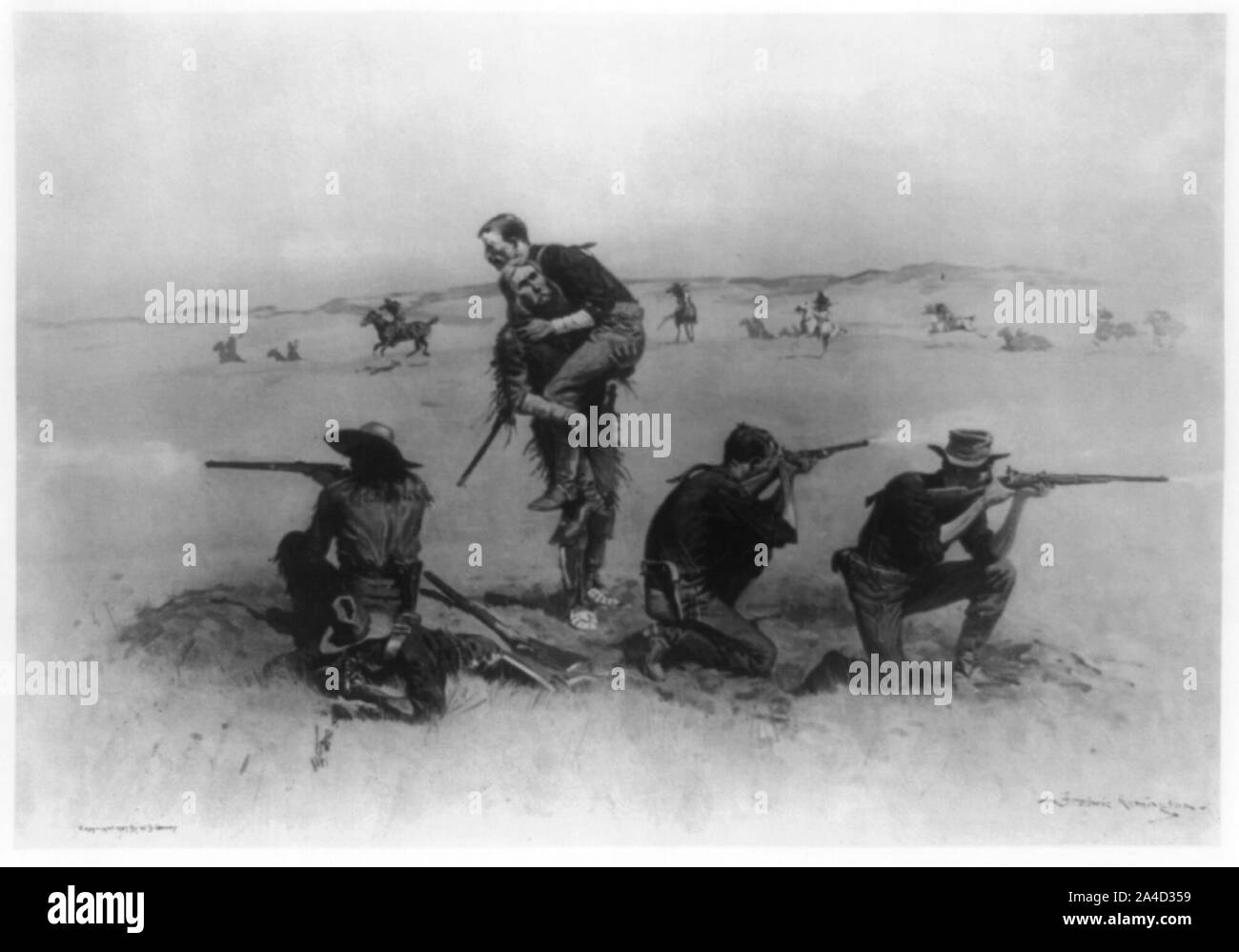 The last stand Black and White Stock Photos & Images Alamy