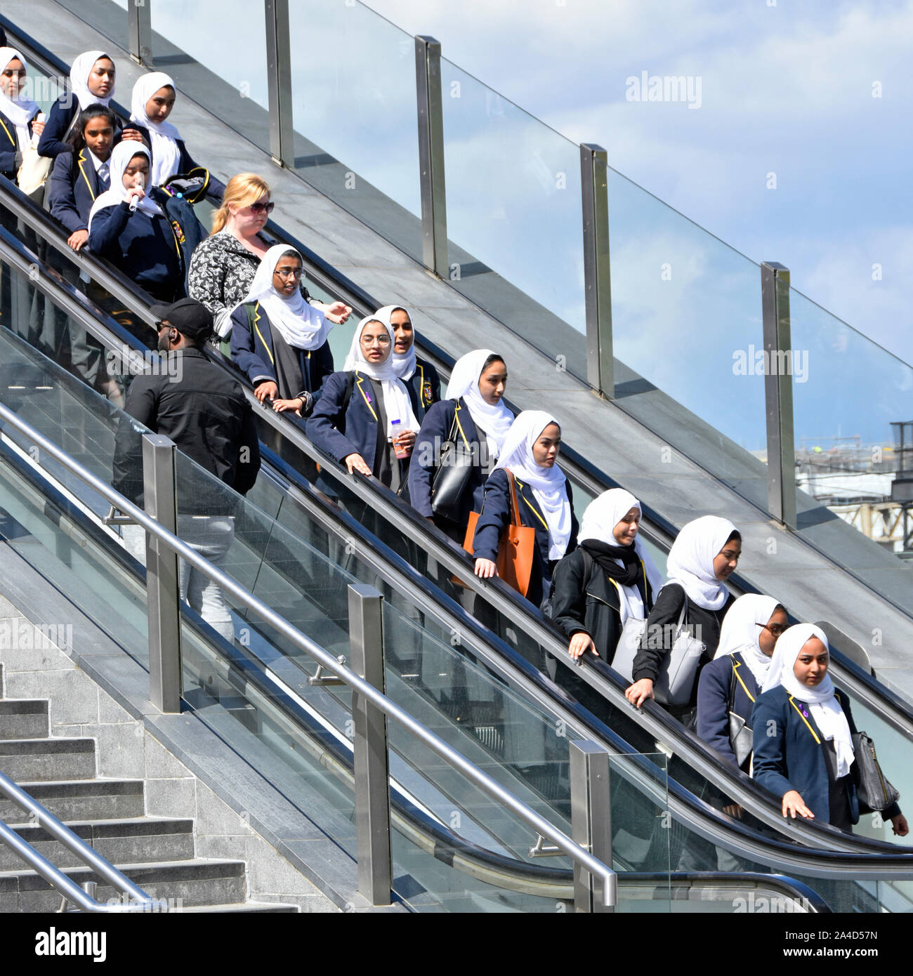 School uniform teen group uk hires stock photography and images Alamy