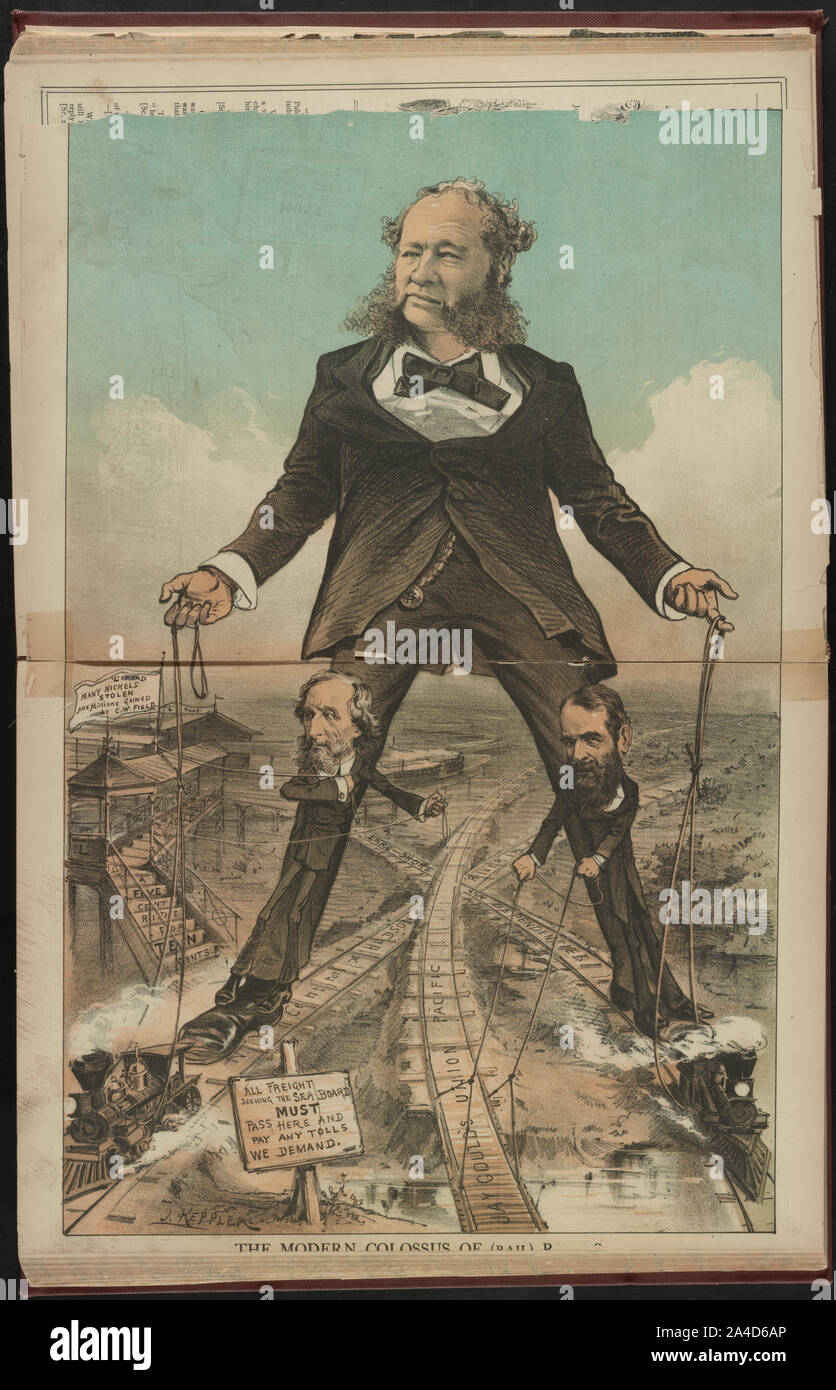 The modern colossus of (rail) roads / J. Keppler Stock Photo - Alamy