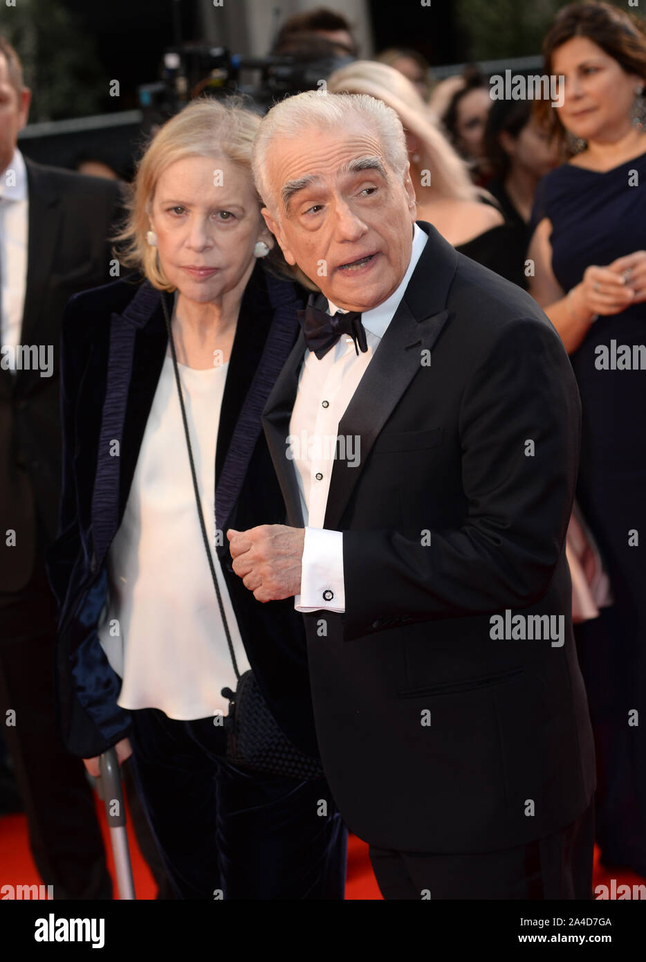 Photo Must Be Credited ©Alpha Press 078237 13/10/2019 Martin Scorsese and wife Helen Morris The Irishman Premiere Closing Night Gala during the 63rd BFI LFF London Film Festival 2019 in London Stock Photo