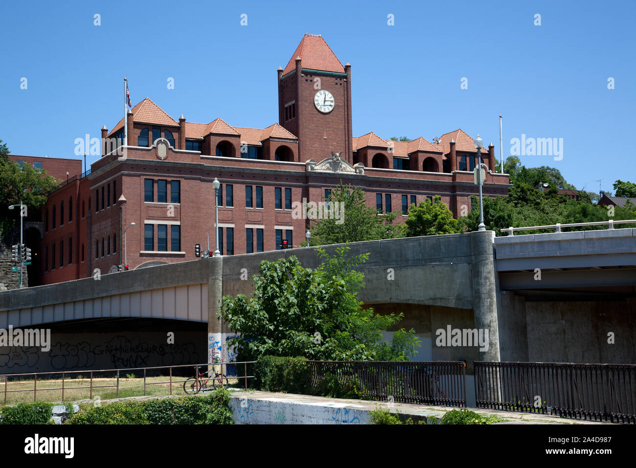 The old Car Barn, Washington, D.C Stock Photo Alamy