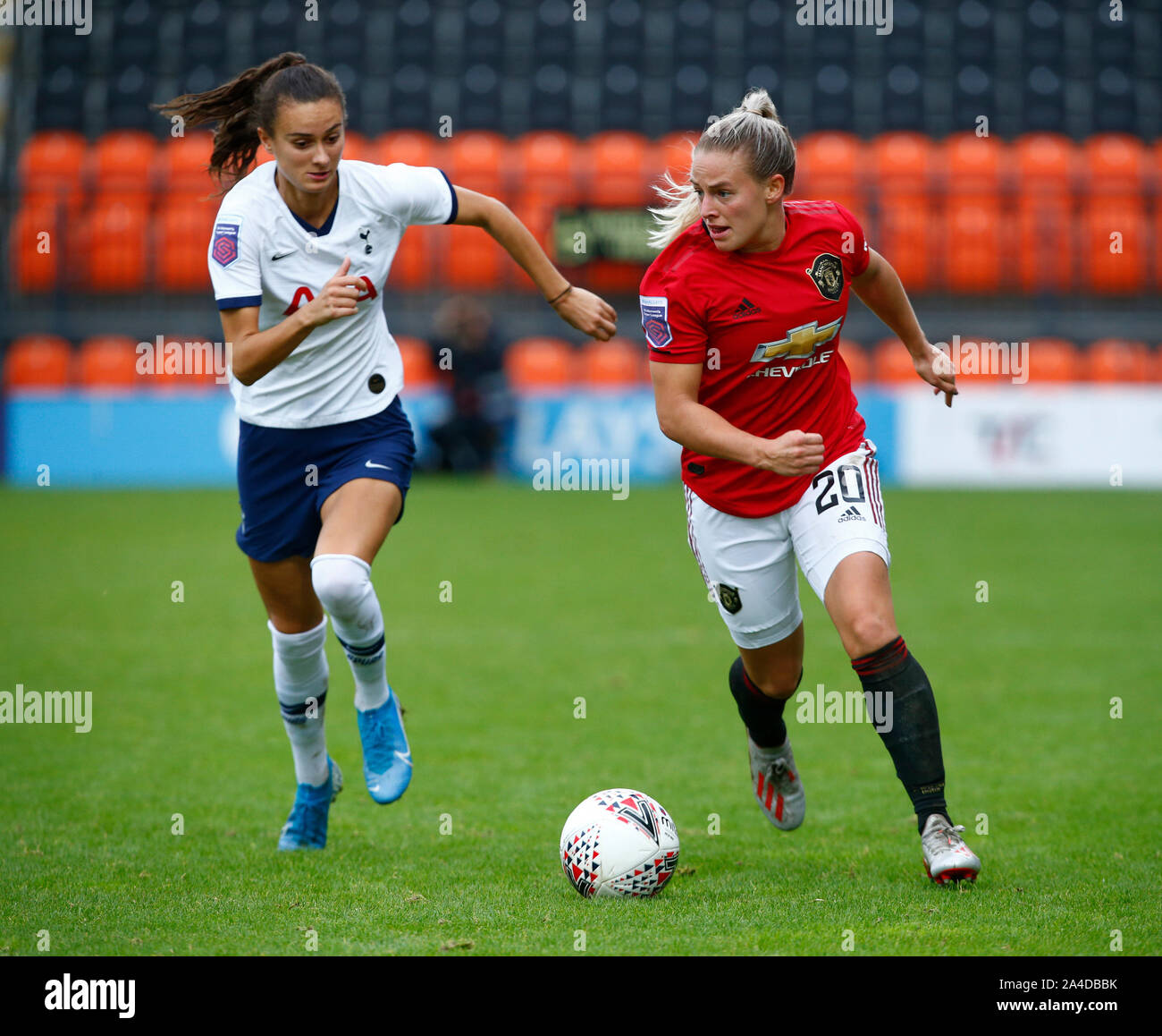 LONDON, UNITED KINGDOM OCTOBER 13. L-R Rosella Ayane of Tottenham 