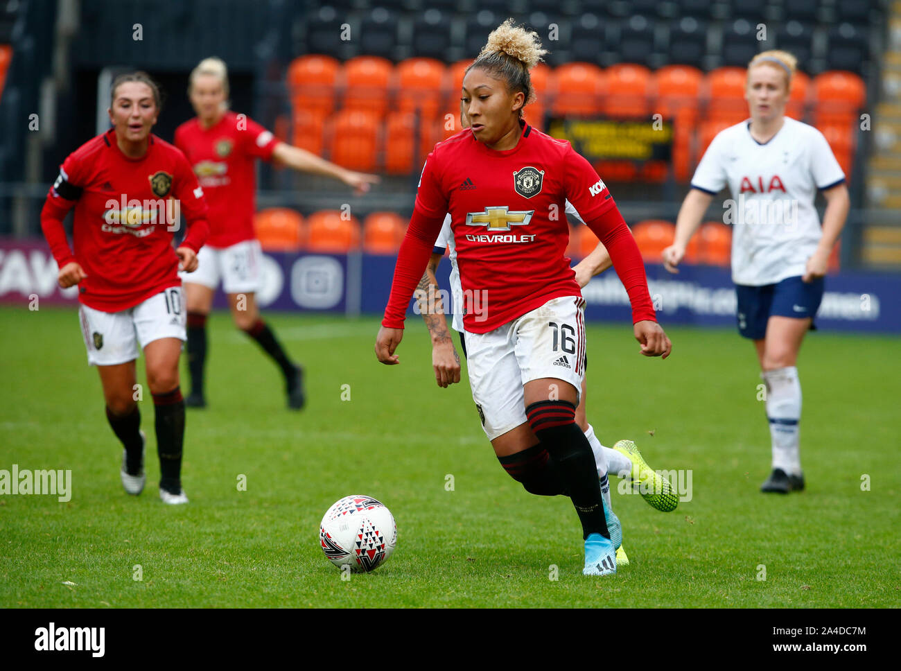 London United Kingdom October 13 Lauren James Of Manchester United Women During Barclays Fa Women S Super League Between Tottenham Hotspur And Manc Stock Photo Alamy