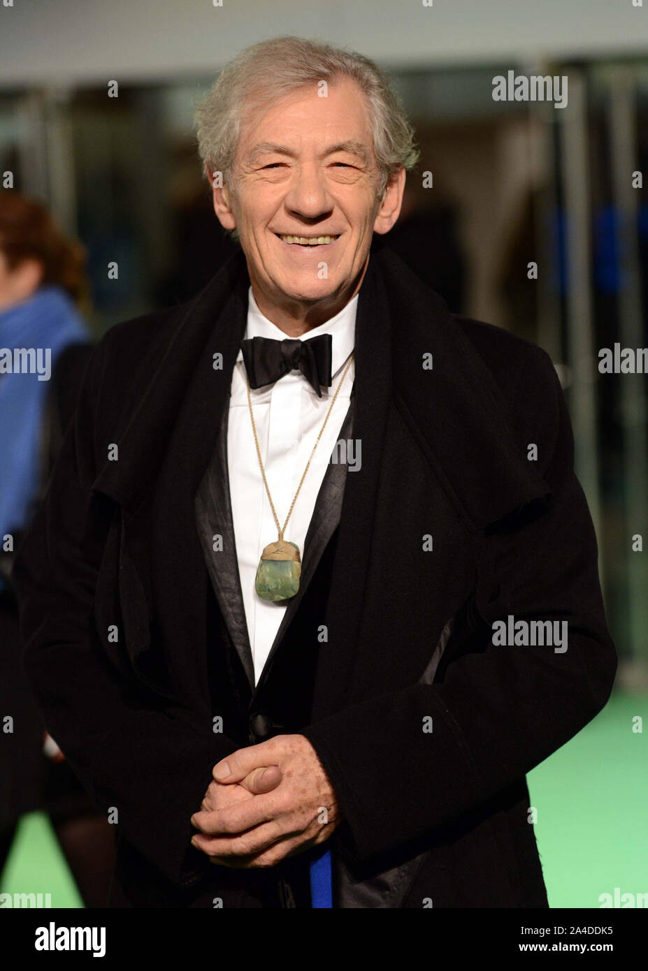 Photo Must Be Credited ©Karwai Tang/Alpha Press 076775 12/12/12 Sir Ian McKellen at the Royal Film Performance 2012 The Hobbit An Unexpected Journey Movie Premiere held at the Odeon in Leicester Square, London Stock Photo