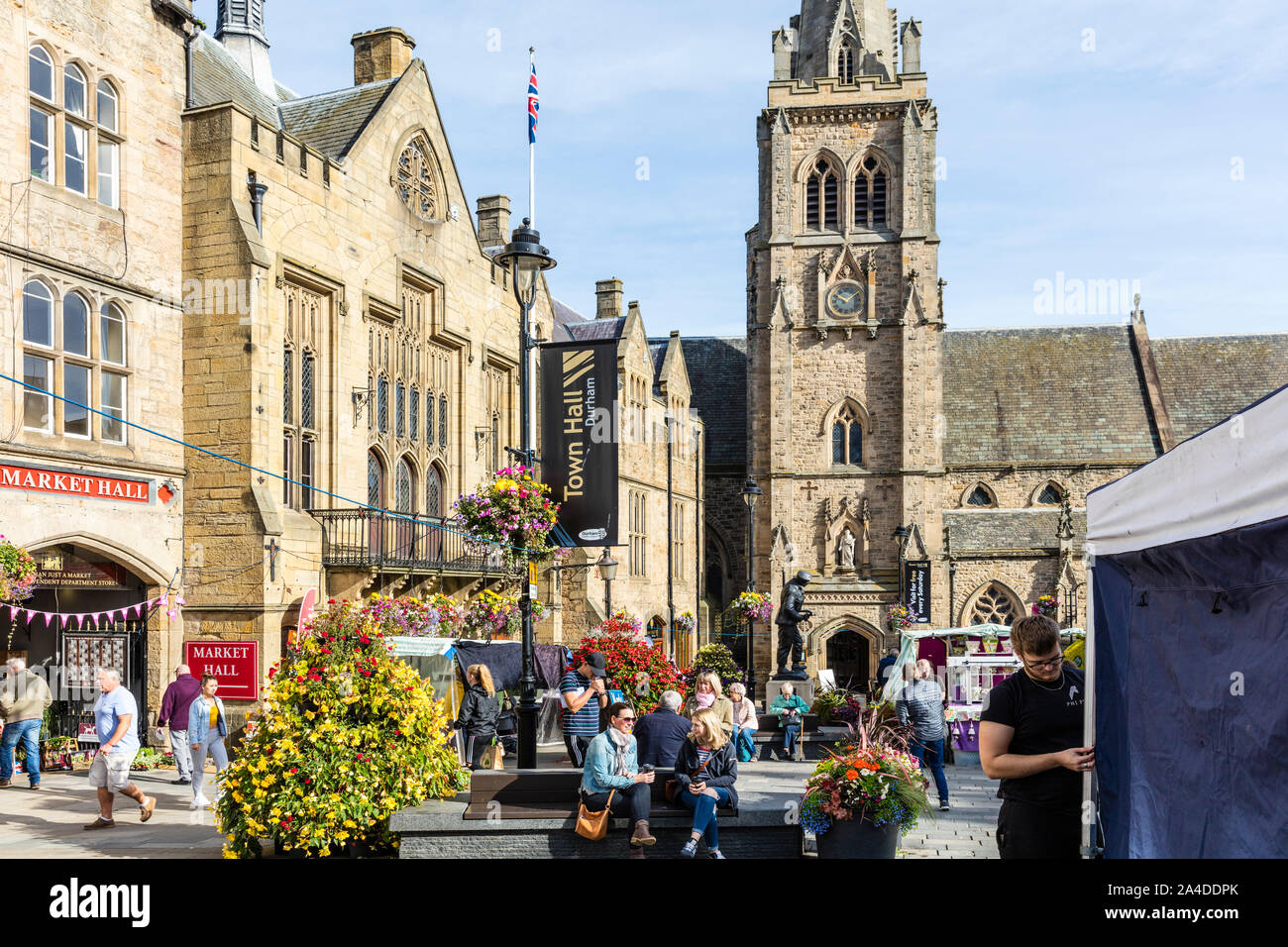 Durham City centre, UK, England, Durham City, church of St Nicholas