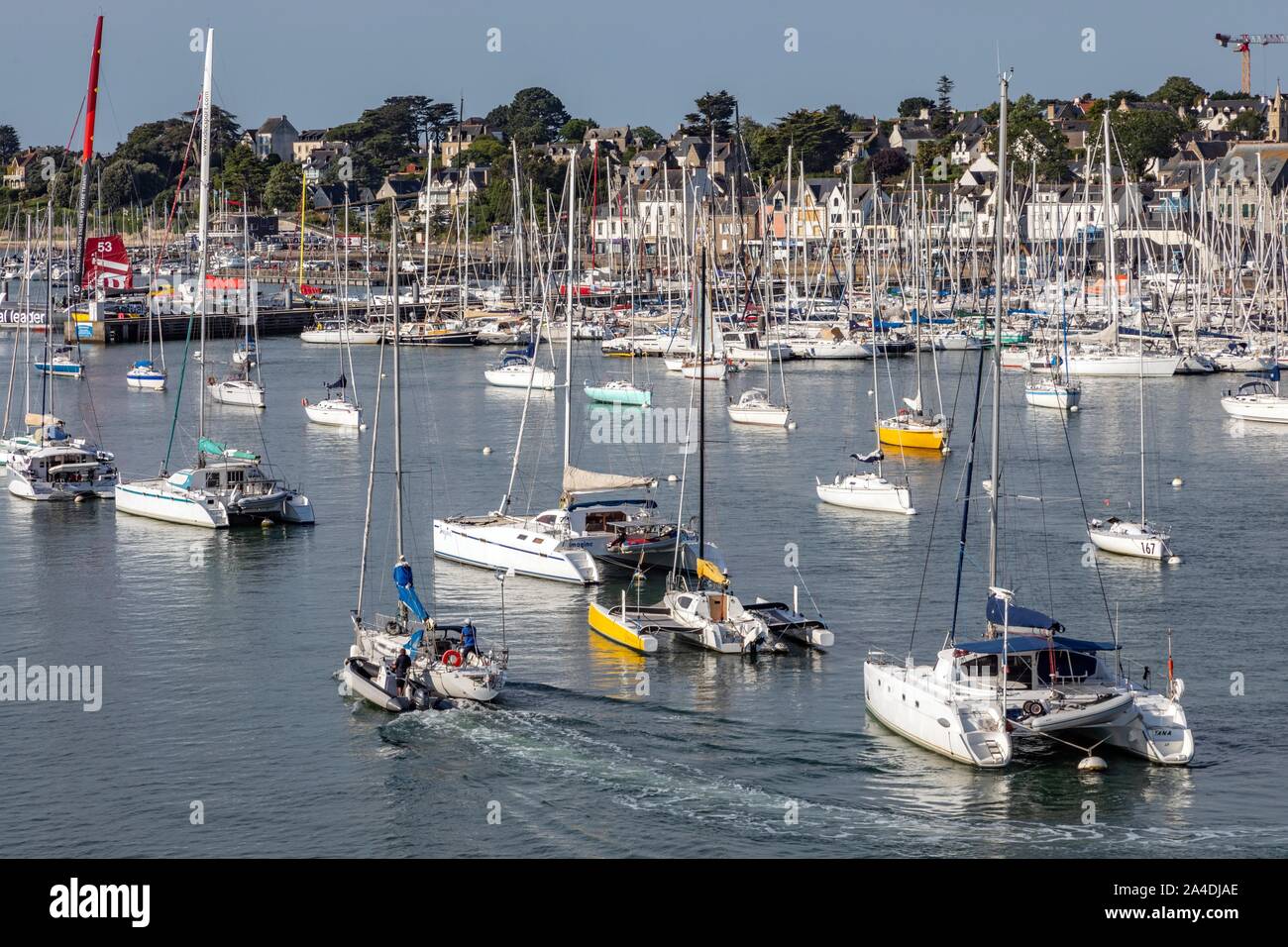 Marina Of La Trinite Sur Mer Morbihan Brittany France Stock Photo