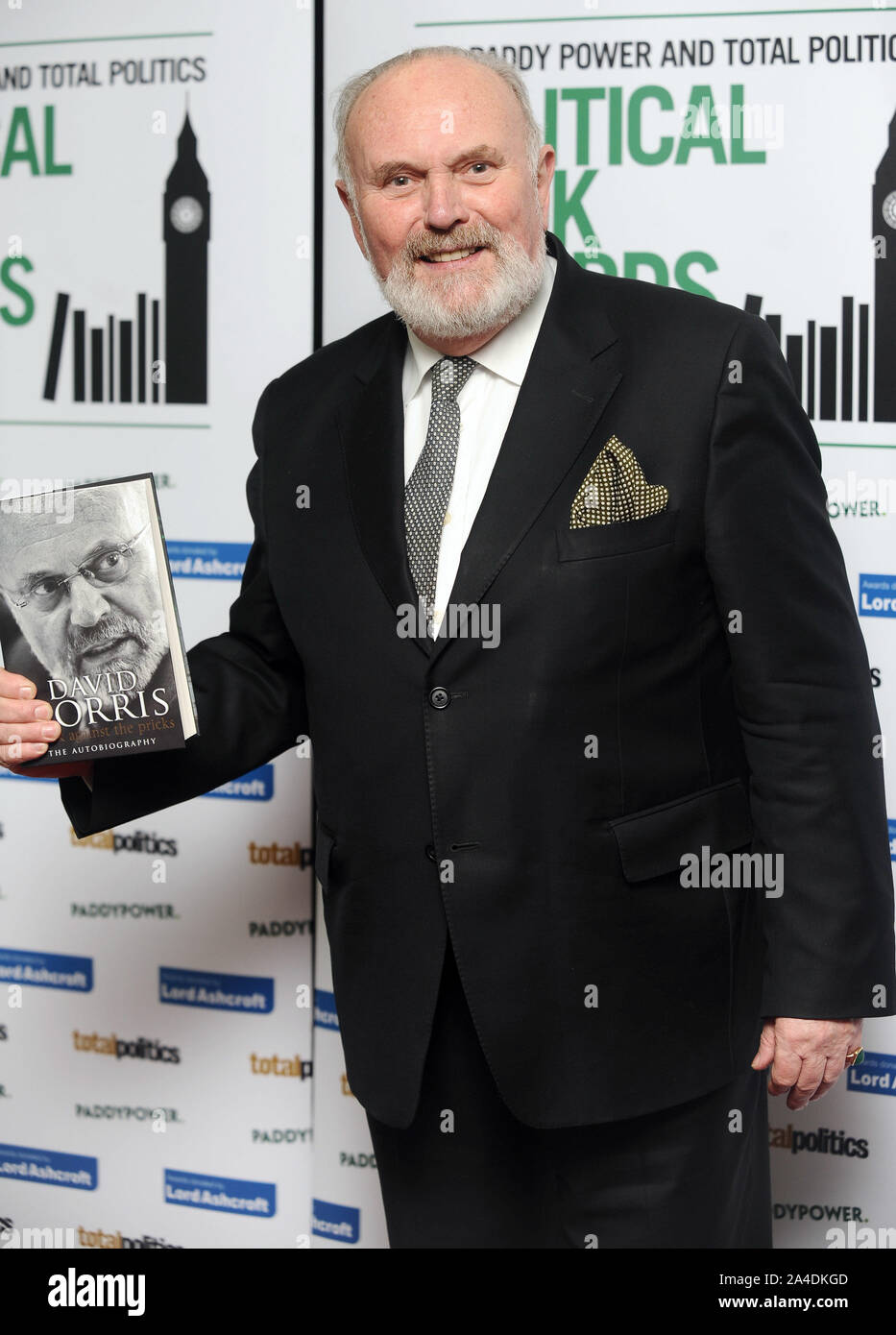 Photo Must Be Credited ©Kate Green/Alpha Press 076866 06/02/2013 David Norris at The Political Book Awards 2013 held at the BFI Imax in London Stock Photo