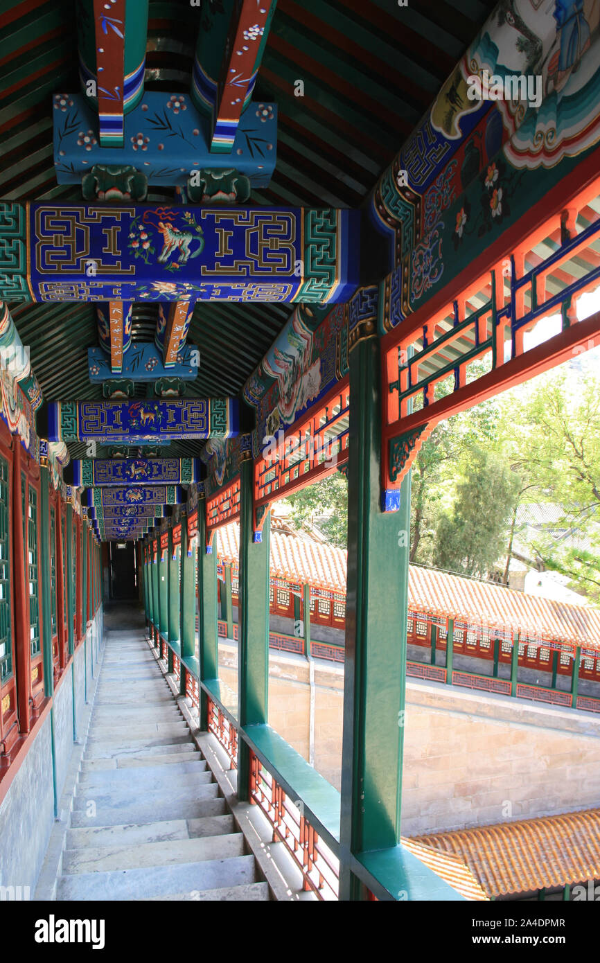 stairs in the summer palace in beijing (china Stock Photo - Alamy