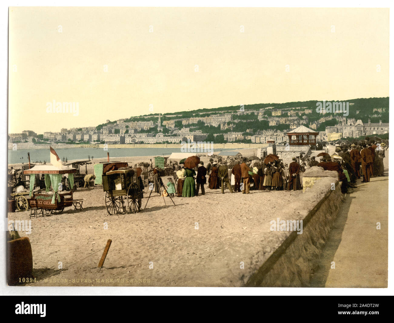 The  sands, Weston-super-Mare, England Stock Photo