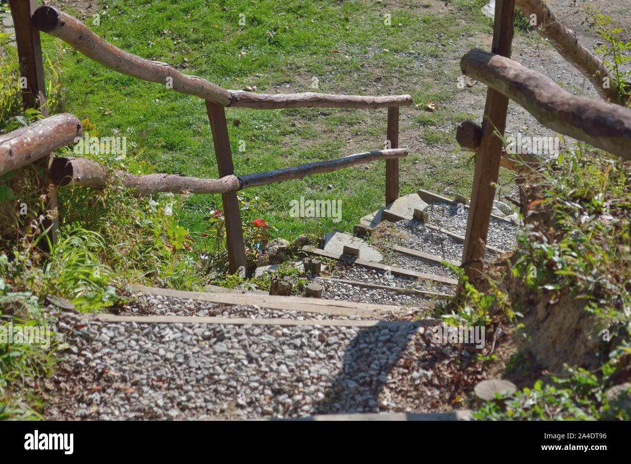 Gravel steps hi-res stock photography and images - Alamy