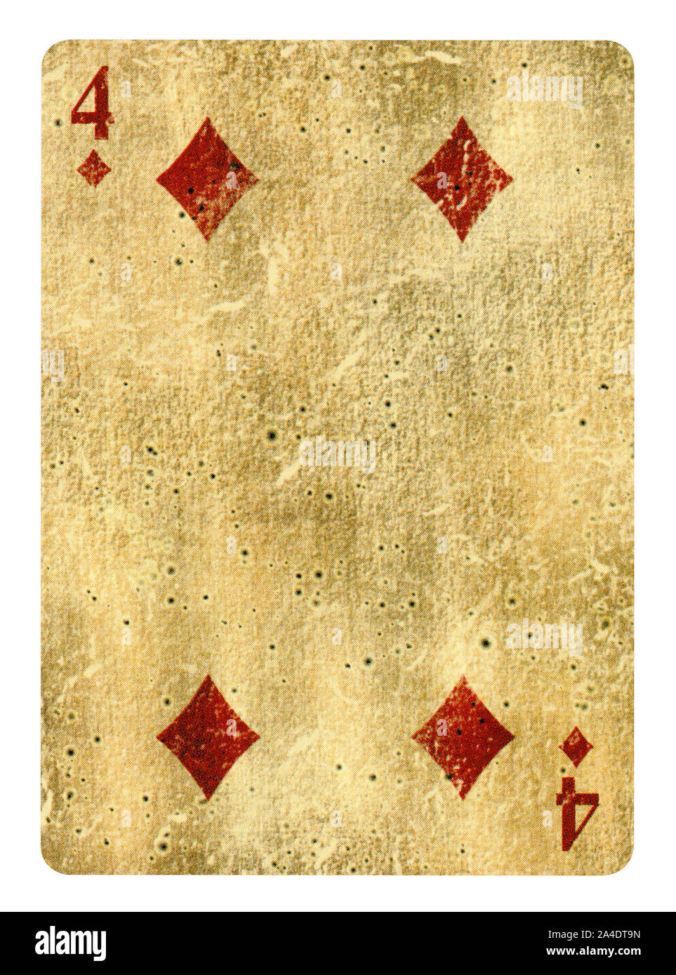 4 of diamonds card hi-res stock photography and images - Alamy