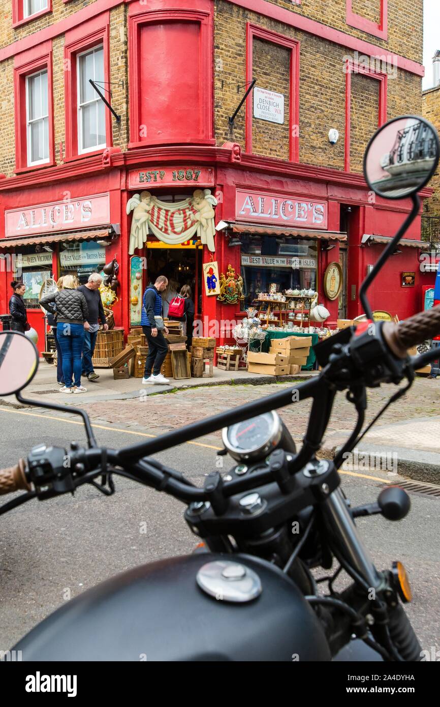 ALICE'S, ANTIQUES SHOP MADE FAMOUS BY THE PADDINGTON FILMS, PORTOBELLO