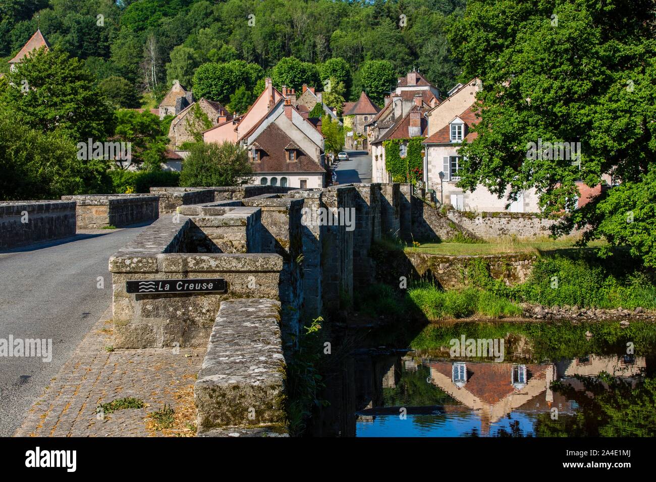 ROMAN BRIDGE, MOUTIER-D’AHUN, (23) CREUSE, NEW AQUITAINE, FRANCE Stock ...