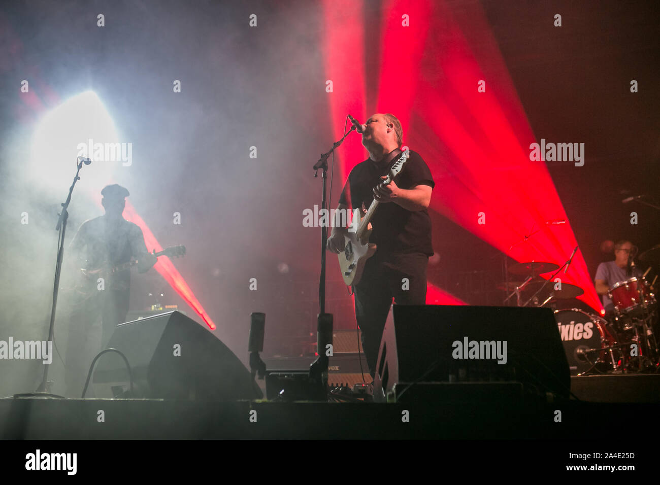 Turin, Italy October 12 2019 legendary band Pixies perform live in Turin Stock Photo