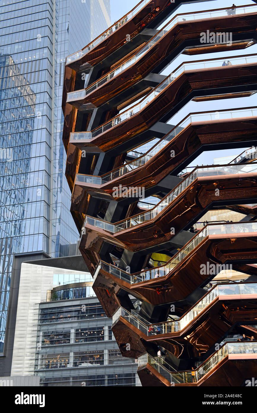 The Vessel at Hudson Yards in Manhattan New York City Stock Photo Alamy