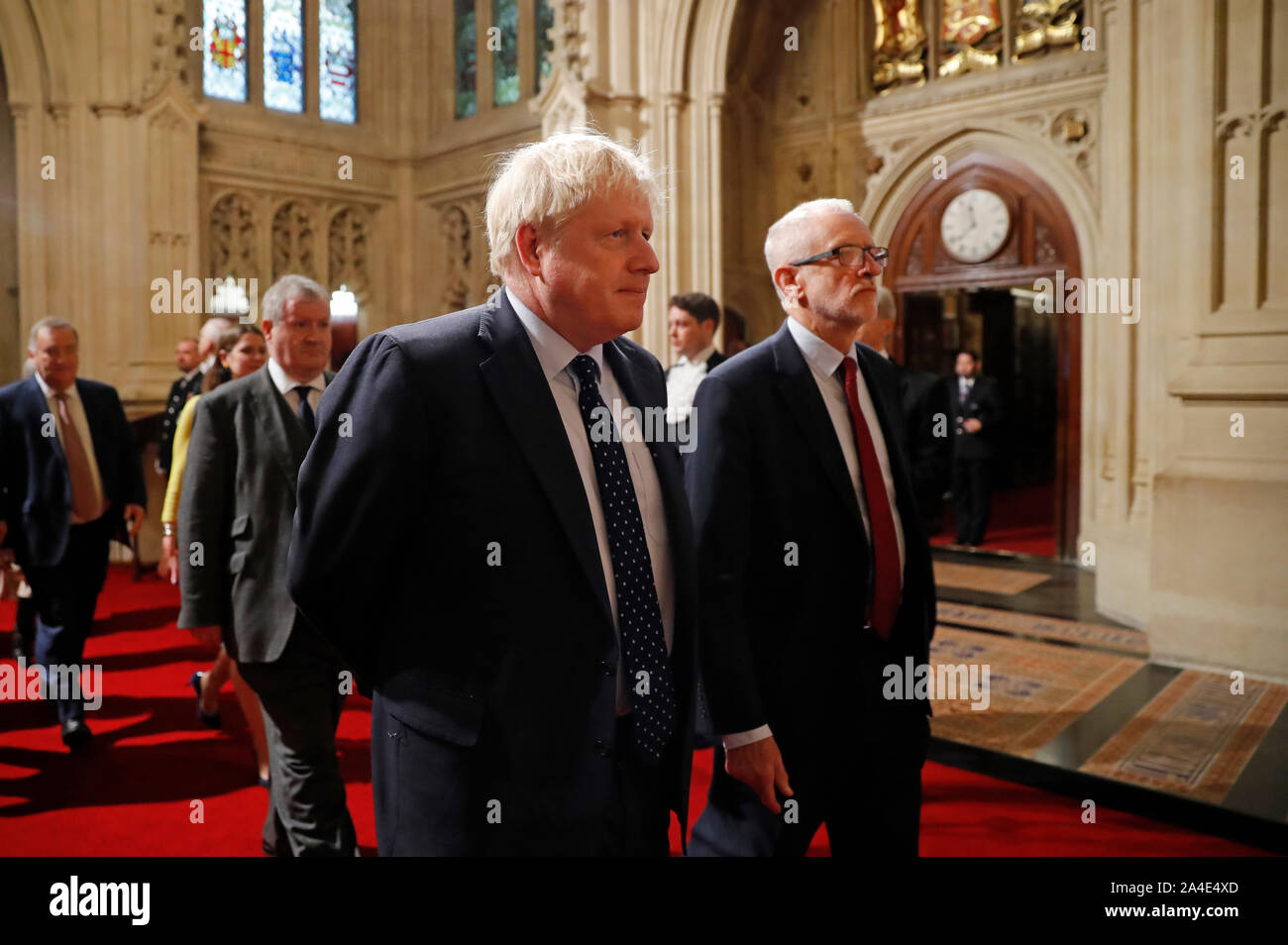 Prime Minister Boris Johnson (left) and Labour leader Jeremy Corbyn