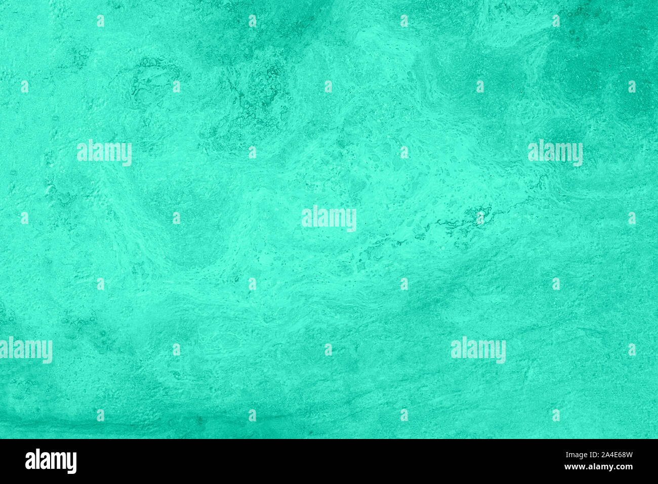 Mint marble texture. Natural patterned stone for background, copy space and design. Trendy green and turquoise color. Abstract marble stone surface Stock Photo