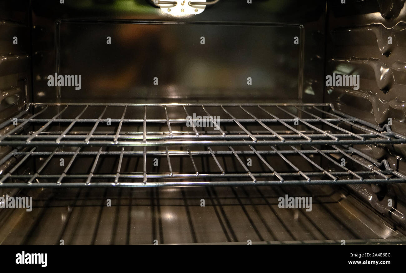 Inside a Clean Oven Stock Photo Alamy
